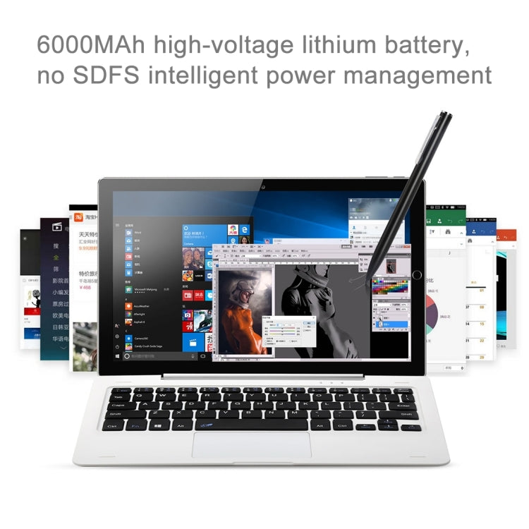 ONDA oBook 20 Tablet 64GB, CE / FCC / ROHS / WEEE Certificated, 10.1 inch Windows 10 Home + ONDA ROM 2.0 Android 5.1 Dual OS, Intel Cherry Trail Atom X5-Z8300 Quad Core, RAM: 4GB, Support 128GB TF Card & Bluetooth & WiFi & Ethernet & 4K Video Playback