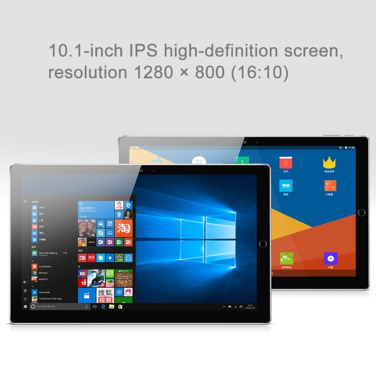 ONDA oBook 20 Tablet 64GB, CE / FCC / ROHS / WEEE Certificated, 10.1 inch Windows 10 Home + ONDA ROM 2.0 Android 5.1 Dual OS, Intel Cherry Trail Atom X5-Z8300 Quad Core, RAM: 4GB, Support 128GB TF Card & Bluetooth & WiFi & Ethernet & 4K Video Playback