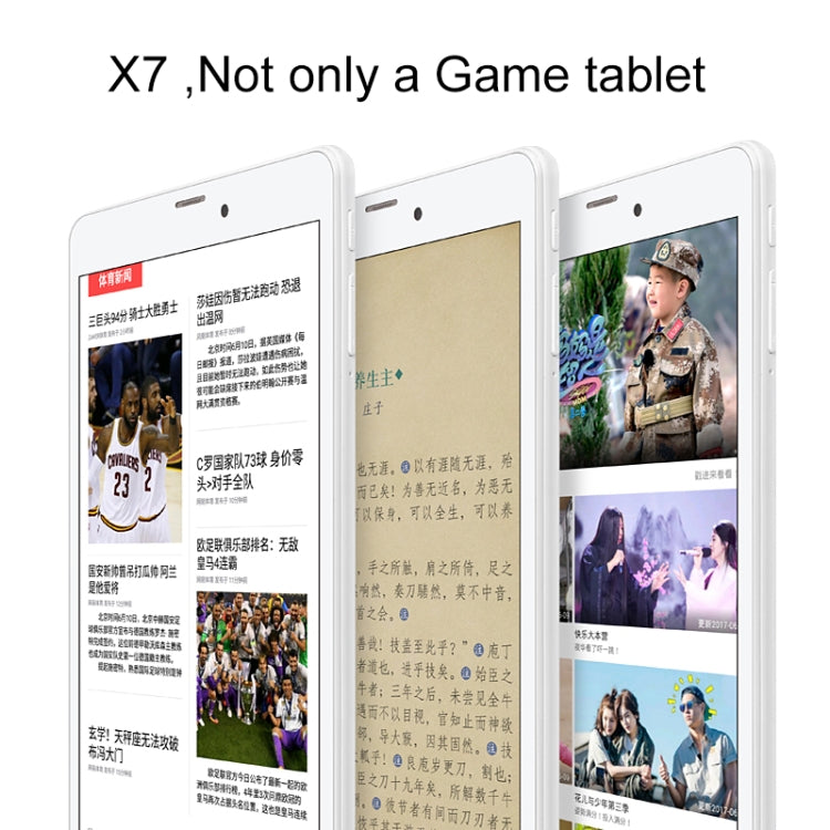 VOYO X7 3G Call Tablet, 7 inch, 2GB+32GB, Android 5.0 MT6582 Quad Core 1.3GHz, Network: 3G, Support OTG & OTA & GPS  & Dual SIM & Bluetooth & WiFi (Silver)