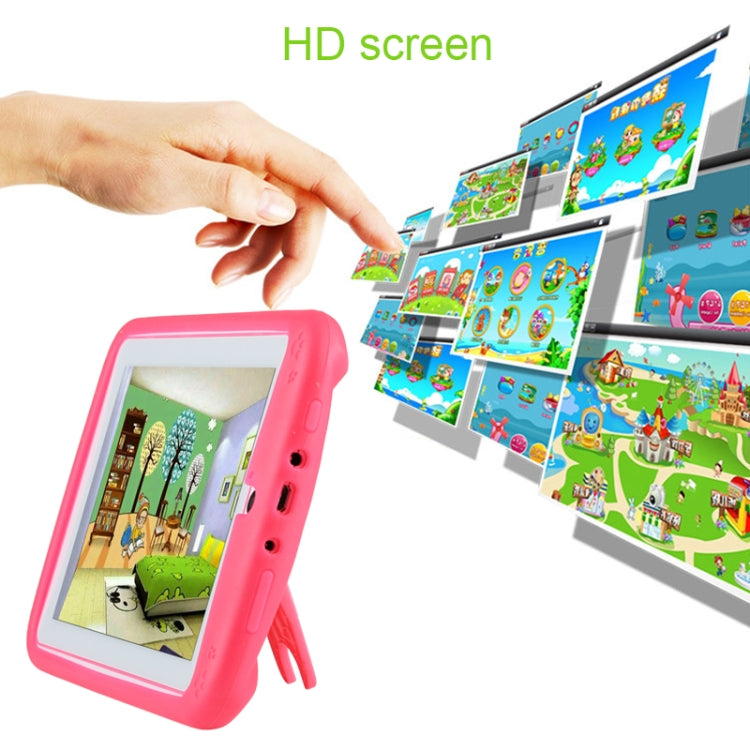 Kids Education Tablet PC, 7.0 inch, 1GB+16GB, Android 4.4 Allwinner A33 Quad Core, WiFi / Bluetooth, with Holder Silicone Case