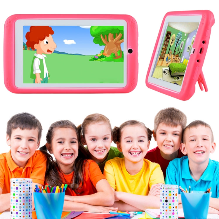 Kids Education Tablet PC, 7.0 inch, 1GB+16GB, Android 4.4 Allwinner A33 Quad Core, WiFi / Bluetooth, with Holder Silicone Case