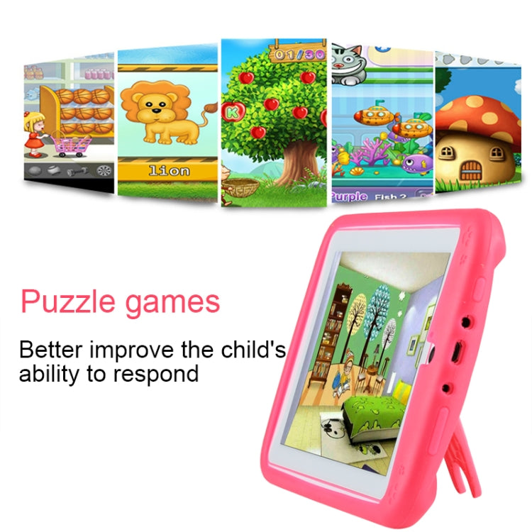 Kids Education Tablet PC, 7.0 inch, 1GB+16GB, Android 4.4 Allwinner A33 Quad Core, WiFi / Bluetooth, with Holder Silicone Case