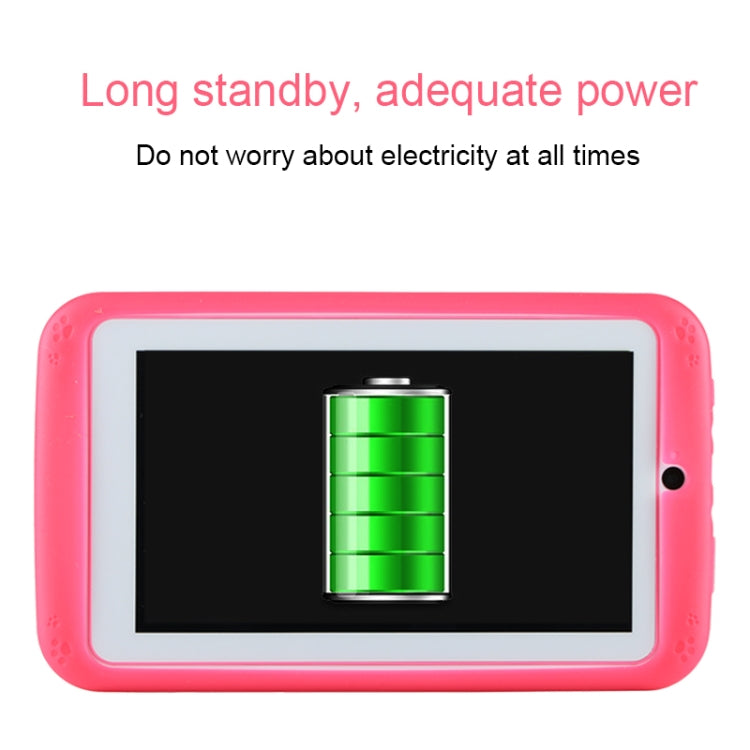Kids Education Tablet PC, 7.0 inch, 1GB+16GB, Android 4.4 Allwinner A33 Quad Core, WiFi / Bluetooth, with Holder Silicone Case