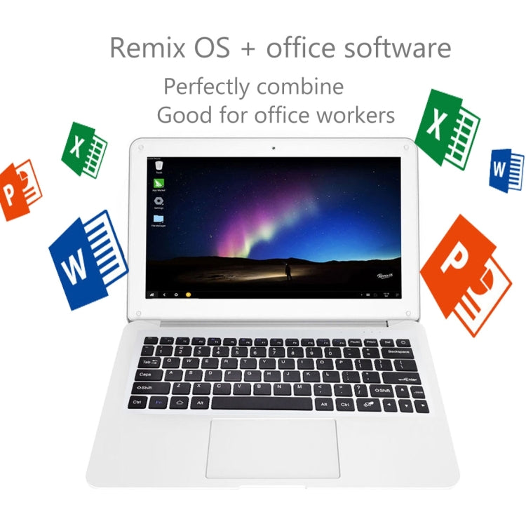 azpen A1160 Laptop, 11.6 inch, 2GB+32GB, Remix 2.0, Allwinner Cortex A53 64 bit A64 Quad Core 1.3GHz, WiFi, HDMI, BT(Silver)