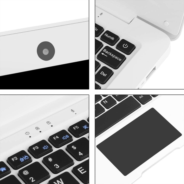 1011-A64 F1 Laptop, 10.1 inch, 2GB+16GB, Android 7.1 OS,  Allwinner A64 Quad Core 1.3GHz CPU, Support SD Card & Bluetooth & WiFi & Mini HDMI, US Plug