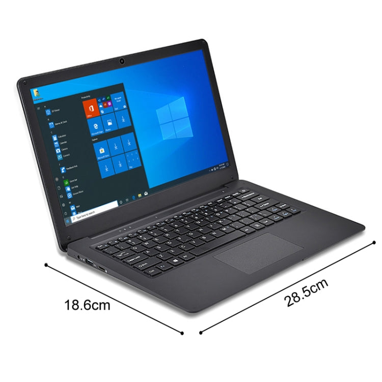 F3 Laptop, 12.5 inch, 4GB+64GB, Windows 10 OS,  Intel Celeron N3350 Dual Core CPU 1.44Ghz-1.92GHz , Support TF Card & Bluetooth & WiFi & HDMI, US Plug