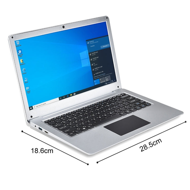 F3 Laptop, 12.5 inch, 4GB+64GB, Windows 10 OS,  Intel Celeron N3350 Dual Core CPU 1.44Ghz-1.92GHz , Support TF Card & Bluetooth & WiFi & HDMI, US Plug