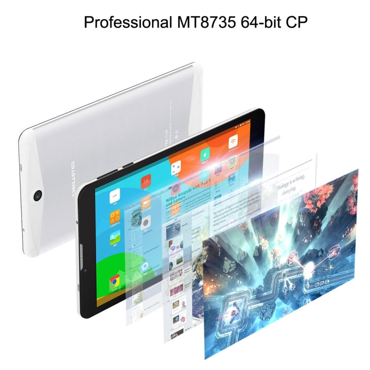 Teclast P70 4G Calling Tablet, 7 inch, 1GB+8GB, Android 6.0 OS, MT8735M 64-bit 1.0GHz, Support Dual-Band 2.4GHz/5GHz WiFi, Bluetooth 4.0, GPS