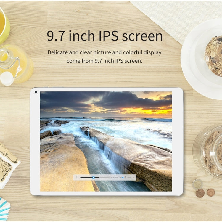 Teclast TLP98 3G Call Tablet, 9.7 inch, 2GB+32GB, Android 4.4 MT6582 Quad Core 1.3GHz, Network: 3G, Support OTG & GPS & Dual SIM & Bluetooth & WiFi (White + Silver)