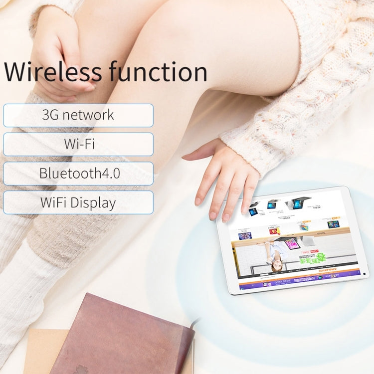 Teclast TLP98 3G Call Tablet, 9.7 inch, 2GB+32GB, Android 4.4 MT6582 Quad Core 1.3GHz, Network: 3G, Support OTG & GPS & Dual SIM & Bluetooth & WiFi (White + Silver)
