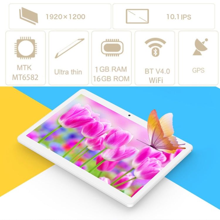 Teclast X10 Quad Core, 10.1 inch, 1GB+16GB, 3G Phone Call, Android 6.0, MTK6580 Quad Core up to 1.3GHz, Support OTG, WiFi, Bluetooth 4.0, GPS