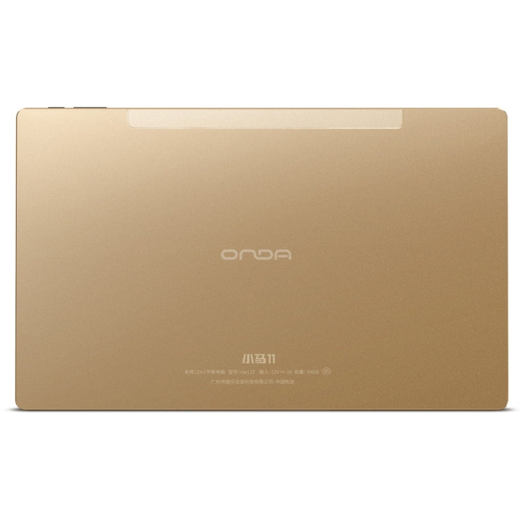 ONDA Xiaoma 11, 11.6 inch, 4GB+64GB, CE / FCC / ROHS / WEEE Certificated, Windows 10 Home Intel Celeron Apollo Lake Quad Core up to 2.2GHz, Support 256GB TF, WiFi, BT, 4K Video Playback, HDMI(Gold)