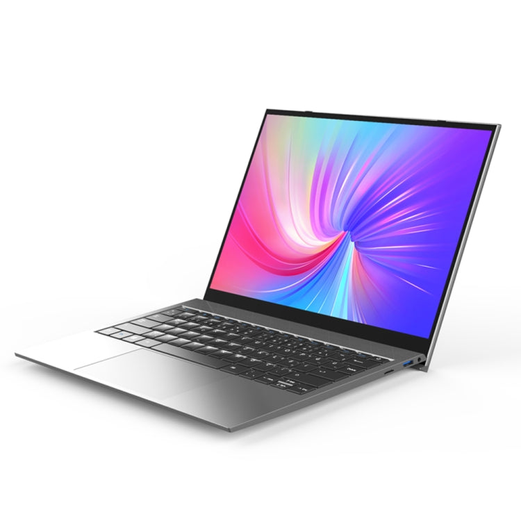 F22 Laptop, 13.5 inch, 8GB+256GB, Fingerprint Unlock, Windows 10 OS, Intel Core i3-1005G1 Dual Core 1.2-3.4Ghz, 2K Full HD Srceen, Support TF Card & Bluetooth & WiFi, US Plug (Grey)