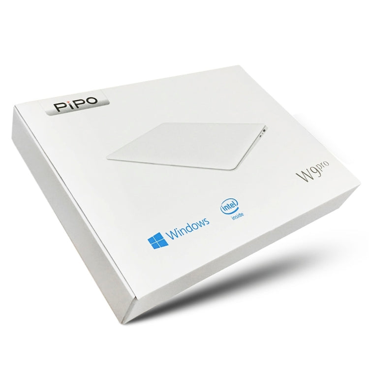 PiPO W9 Pro Laptop, 14.1 inch, 4GB+64GB, Windows 10, Intel Cherry Trail Z8350 Quad Core up to 1.92GHz, WiFi, HDMI, Bluetooth(Silver)