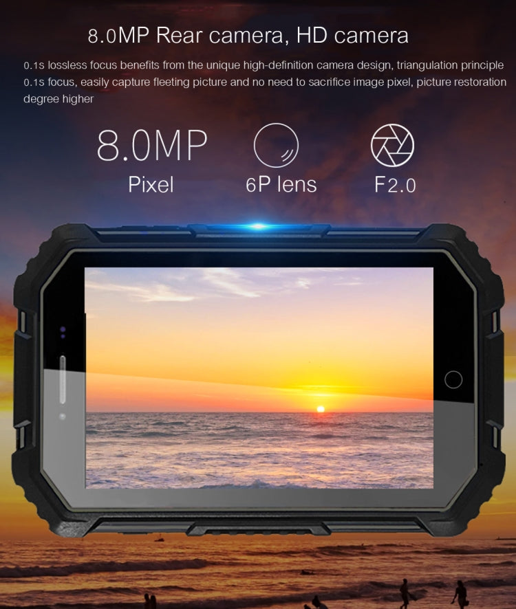 W16 Proofing 4G Phone Call Dual OS Tablet, 2GB+32GB, IP67 Waterproof Shockproof Dustproof, 7.0 inch Windows10 & Android 5.1, Intel Atom Z8350 Cherry Trail T3, WiFi, Bluetooth, GPS(Black)
