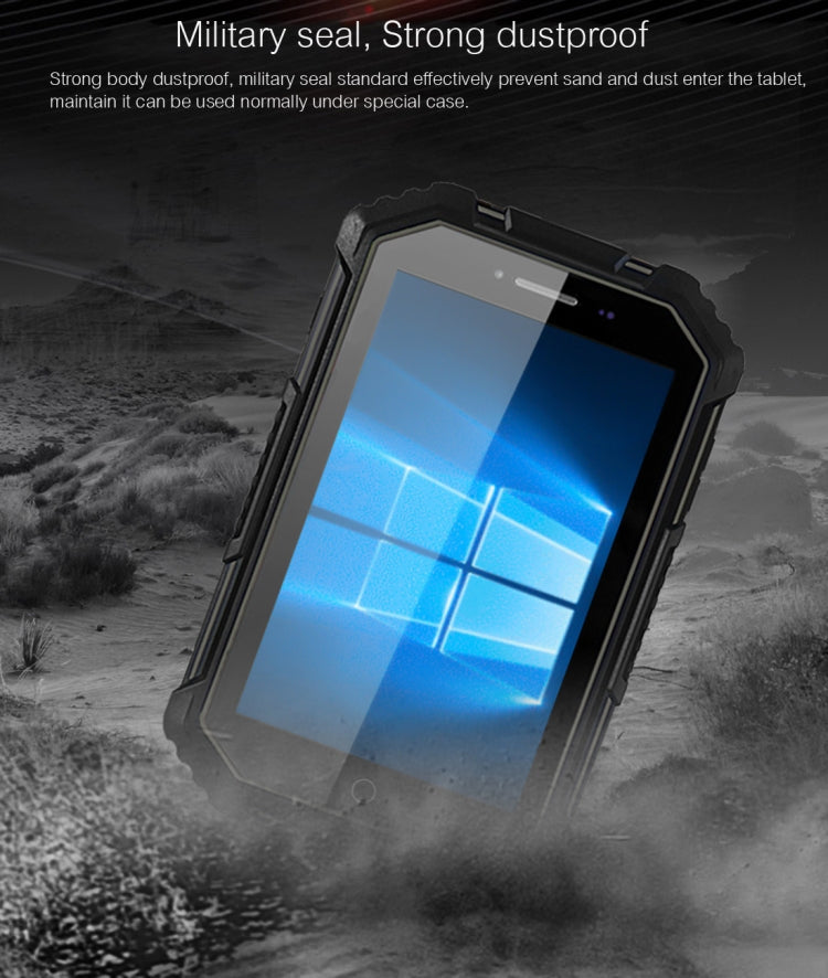 W16 Proofing 4G Phone Call Dual OS Tablet, 2GB+32GB, IP67 Waterproof Shockproof Dustproof, 7.0 inch Windows10 & Android 5.1, Intel Atom Z8350 Cherry Trail T3, WiFi, Bluetooth, GPS(Black)
