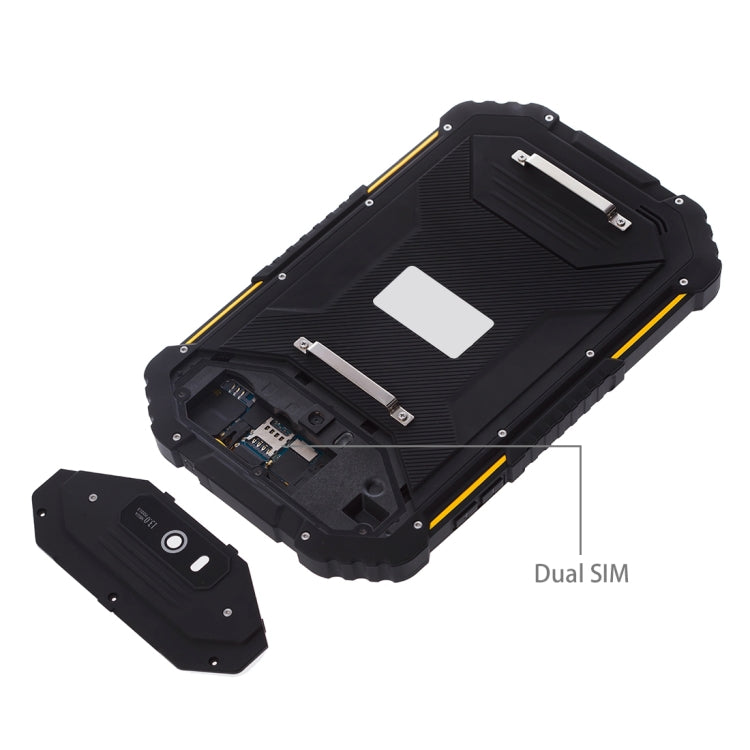 M16 Triple Proofing Tablet PC, 7.0 inch, 2GB+16GB, Not Support Google Play, 4G Phone Call, IP67 Waterproof Shockproof Dustproof, Android 6.0, MTK6735 Quad Core up to 1.5GHz, Dual SIM(Yellow)