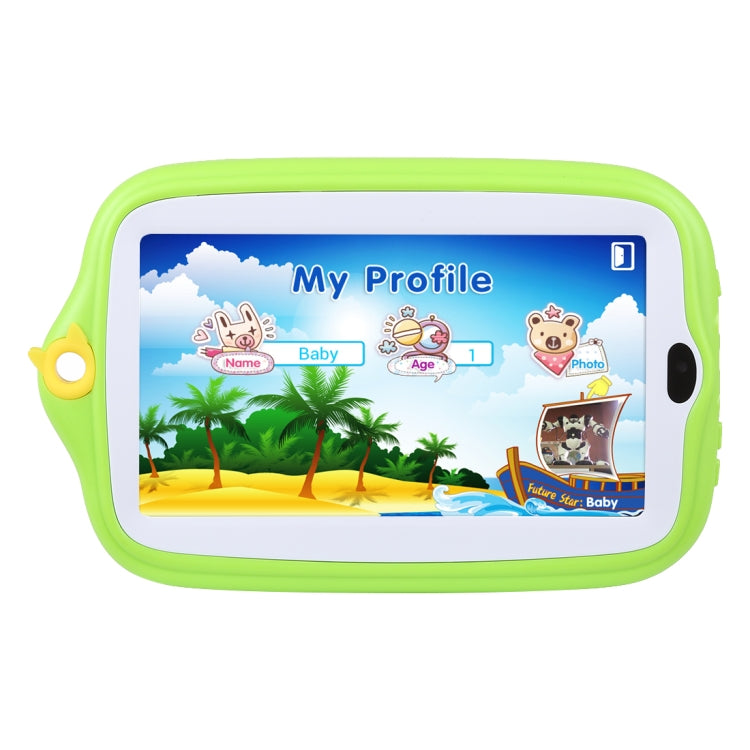 Kids Education Tablet PC, 7.0 inch, 1GB+16GB, Android 4.4 Allwinner A33 Quad Core, WiFi / Bluetooth, with Holder Silicone Case