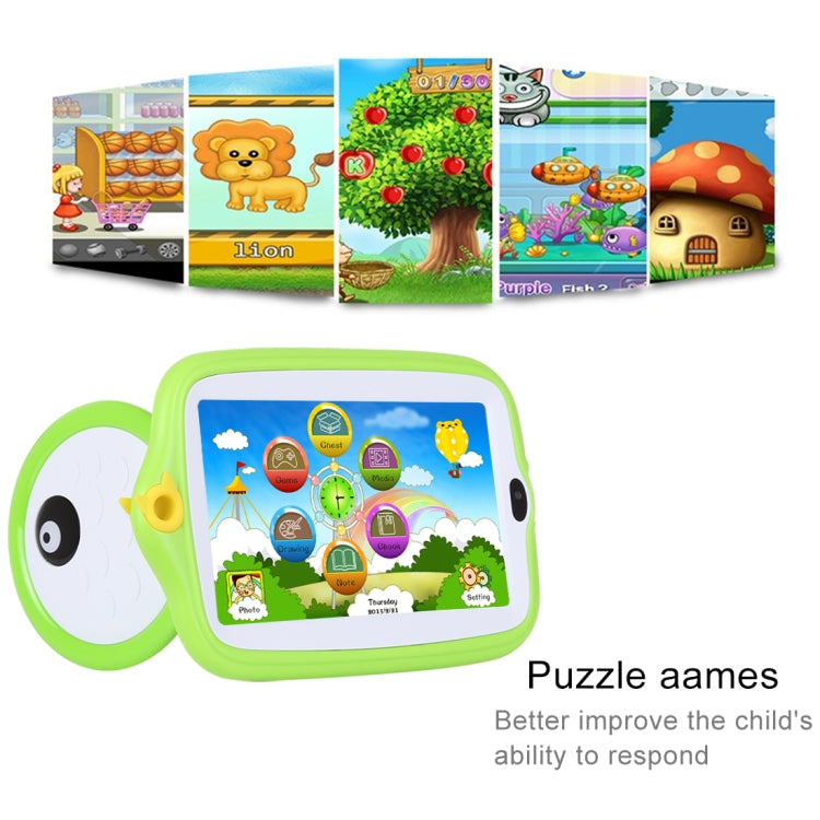 Kids Education Tablet PC, 7.0 inch, 1GB+16GB, Android 4.4 Allwinner A33 Quad Core, WiFi / Bluetooth, with Holder Silicone Case