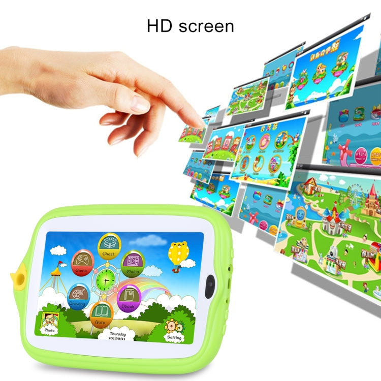 Kids Education Tablet PC, 7.0 inch, 1GB+16GB, Android 4.4 Allwinner A33 Quad Core, WiFi / Bluetooth, with Holder Silicone Case