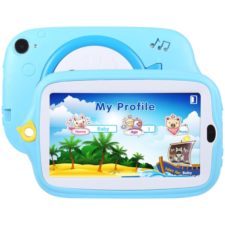 Kids Education Tablet PC, 7.0 inch, 1GB+16GB, Android 4.4 Allwinner A33 Quad Core, WiFi / Bluetooth, with Holder Silicone Case