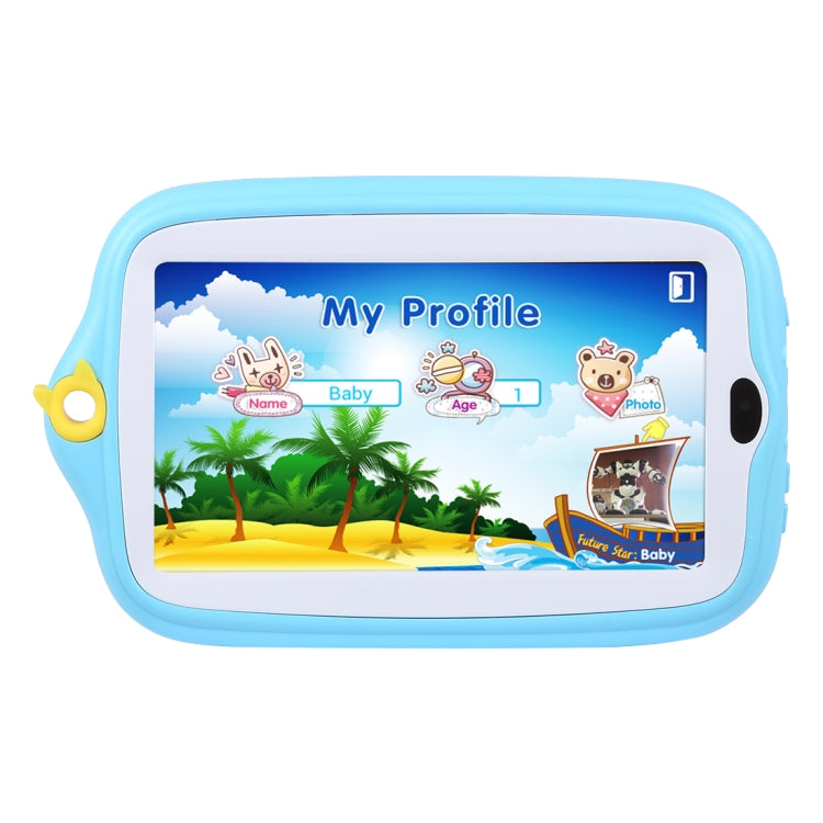 Kids Education Tablet PC, 7.0 inch, 1GB+16GB, Android 4.4 Allwinner A33 Quad Core, WiFi / Bluetooth, with Holder Silicone Case