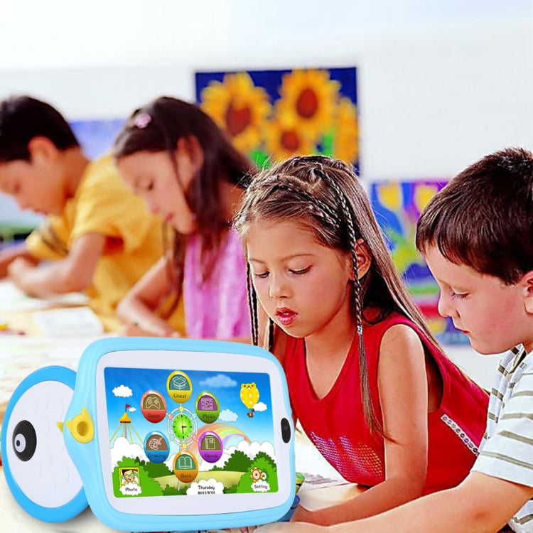 Kids Education Tablet PC, 7.0 inch, 1GB+16GB, Android 4.4 Allwinner A33 Quad Core, WiFi / Bluetooth, with Holder Silicone Case