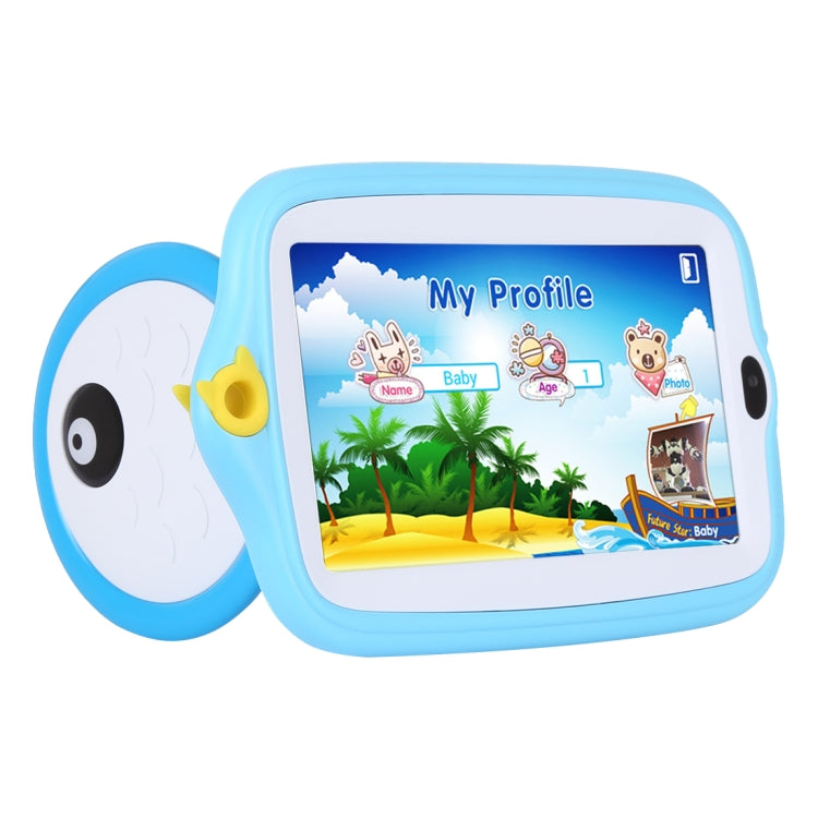 Kids Education Tablet PC, 7.0 inch, 1GB+16GB, Android 4.4 Allwinner A33 Quad Core, WiFi / Bluetooth, with Holder Silicone Case