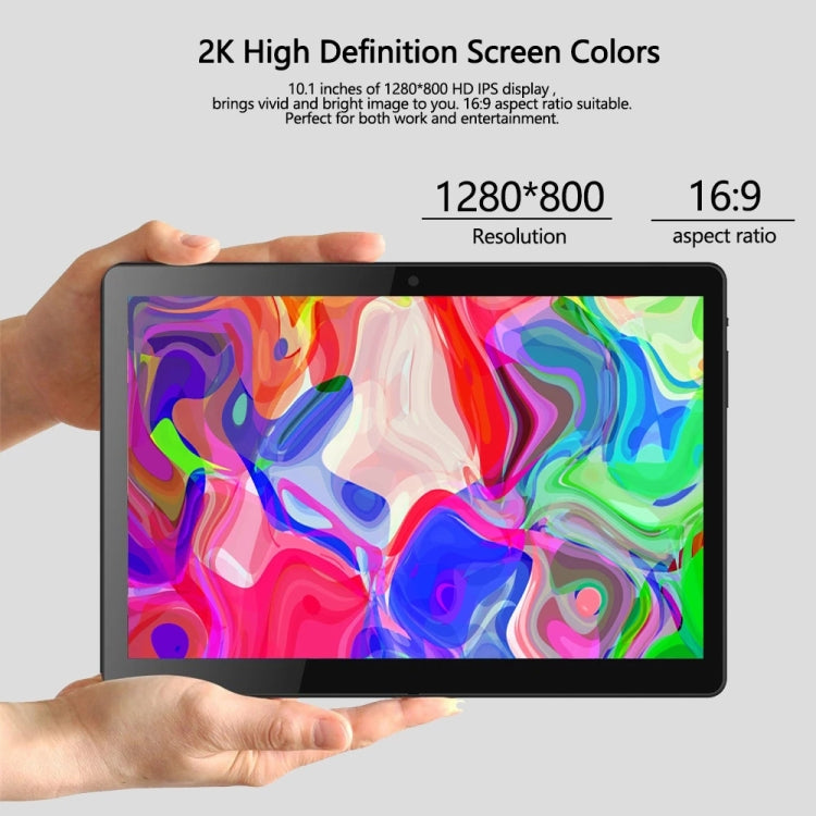 S3 4G Phone Call Tablet PC, 10.1 inch, 2GB+32GB, 2.5D Curved Screen Android 10.0 Unisoc SC9863A Octa-core Cortex A55 1.6GHz, Support Dual SIM / WiFi / Bluetooth / GPS / OTG (Black+Blue)