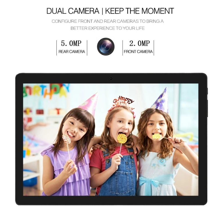 S3 4G Phone Call Tablet PC, 10.1 inch, 2GB+32GB, 2.5D Curved Screen Android 10.0 Unisoc SC9863A Octa-core Cortex A55 1.6GHz, Support Dual SIM / WiFi / Bluetooth / GPS / OTG (Black+Blue)