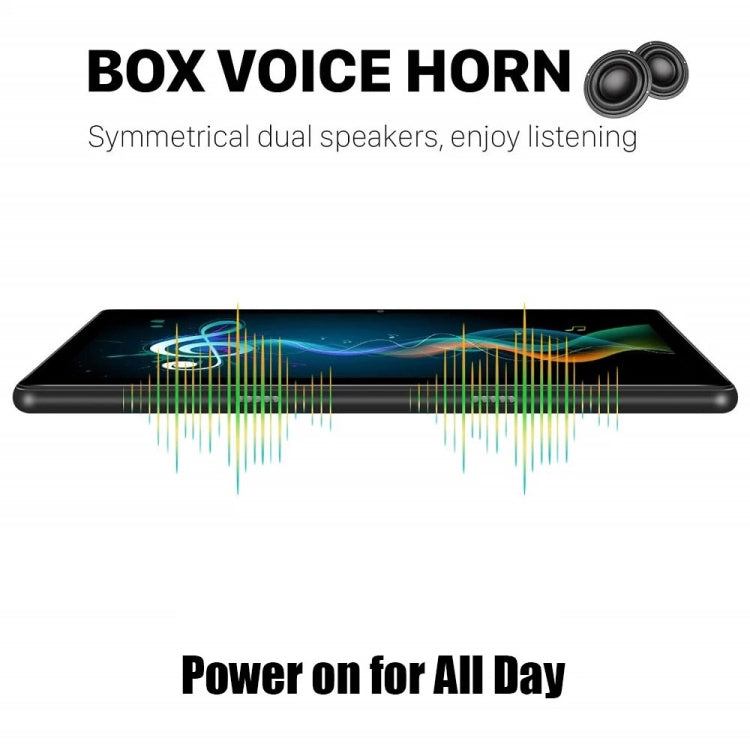 S3 4G Phone Call Tablet PC, 10.1 inch, 2GB+32GB, 2.5D Curved Screen Android 10.0 Unisoc SC9863A Octa-core Cortex A55 1.6GHz, With Keyboard, Support Dual SIM / WiFi / Bluetooth / GPS / OTG (Black+Blue)