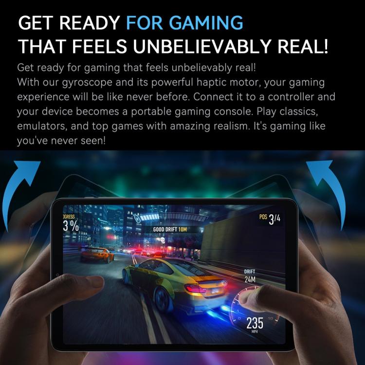 ALLDOCUBE iPlay 60 Mini Pro 4G LTE Tablet, 8GB+256GB, 8.4 inch Android 14 MTK Helio G99 Octa Core  - Dark Gray