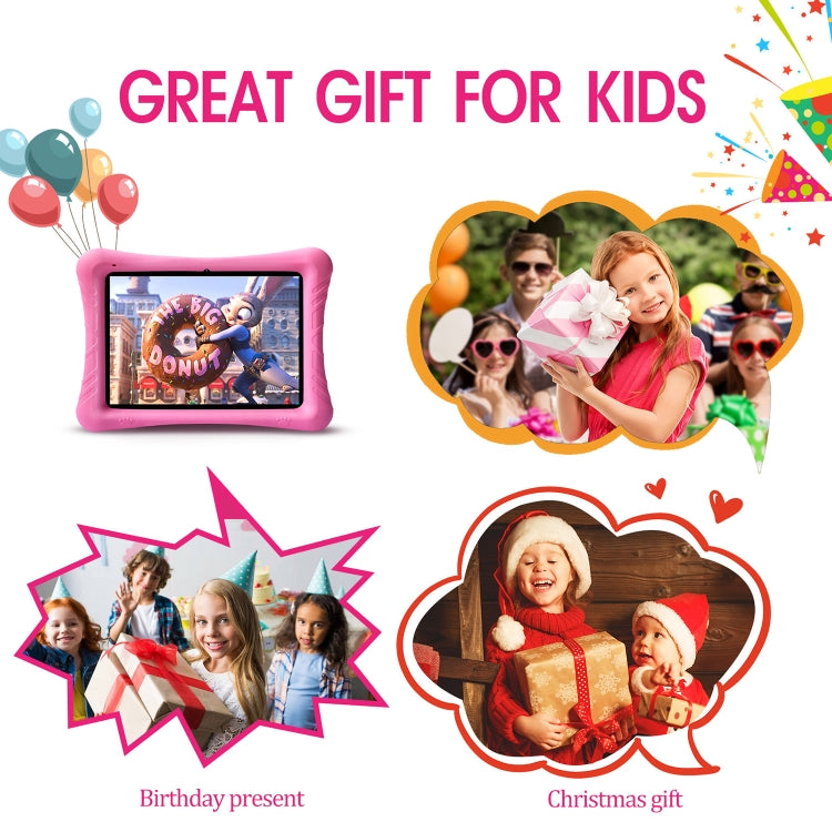 Qunyico Y10 Kids Tablet PC, 10.1 inch, 2GB+32GB, Android 10 Allwinner A100 Quad Core CPU, Support 2.4G WiFi / Bluetooth, Global Version with Google Play, US Plug