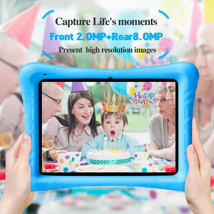Qunyico Y10 Kids Tablet PC, 10.1 inch, 2GB+32GB, Android 10 Allwinner A100 Quad Core CPU, Support 2.4G WiFi / Bluetooth, Global Version with Google Play, US Plug