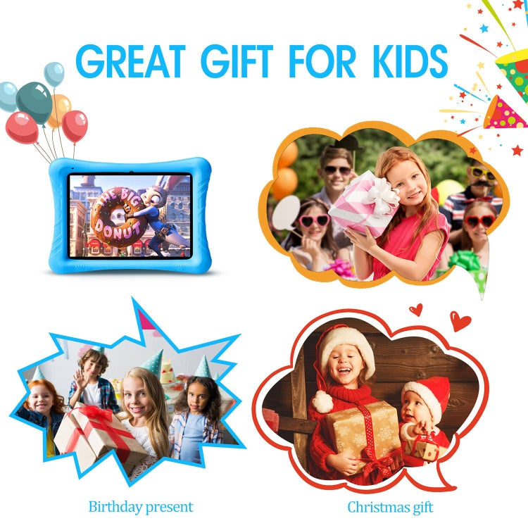 Qunyico Y10 Kids Tablet PC, 10.1 inch, 2GB+32GB, Android 10 Allwinner A100 Quad Core CPU, Support 2.4G WiFi / Bluetooth, Global Version with Google Play, US Plug