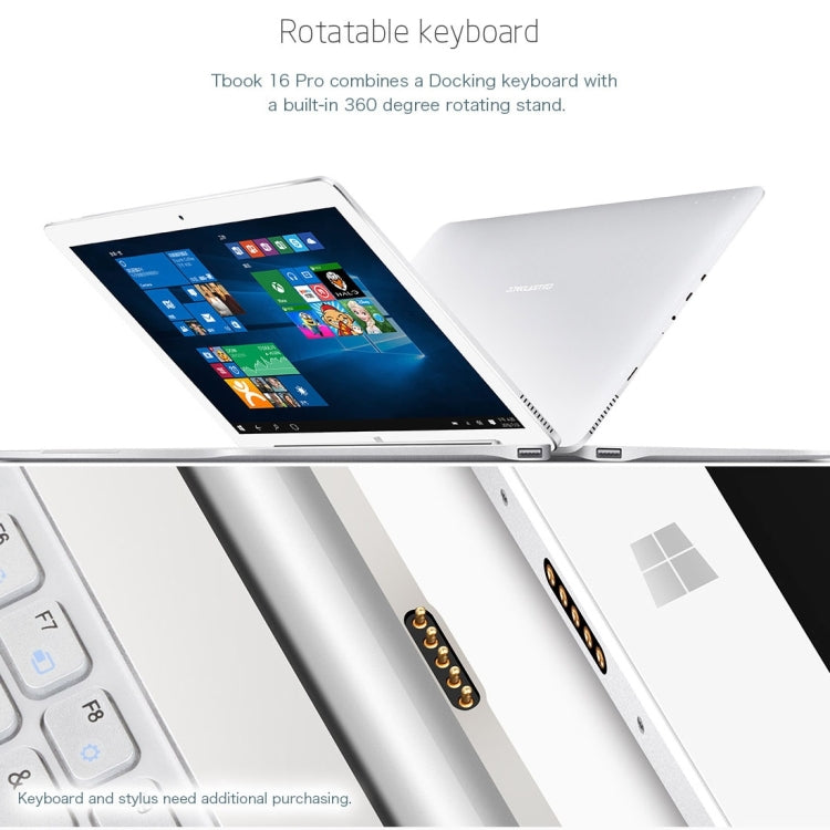 Teclast Tbook 16 Pro Dual OS Tablet, 11.6 inch, 4GB+64GB, Windows 10 Home & Android 5.1, Intel Cherry Trail Z8350 1.84GHz, Support OTG, HDMI