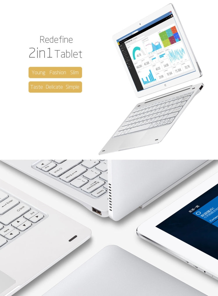 Teclast Tbook 16 Pro Dual OS Tablet, 11.6 inch, 4GB+64GB, Windows 10 Home & Android 5.1, Intel Cherry Trail Z8350 1.84GHz, Support OTG, HDMI