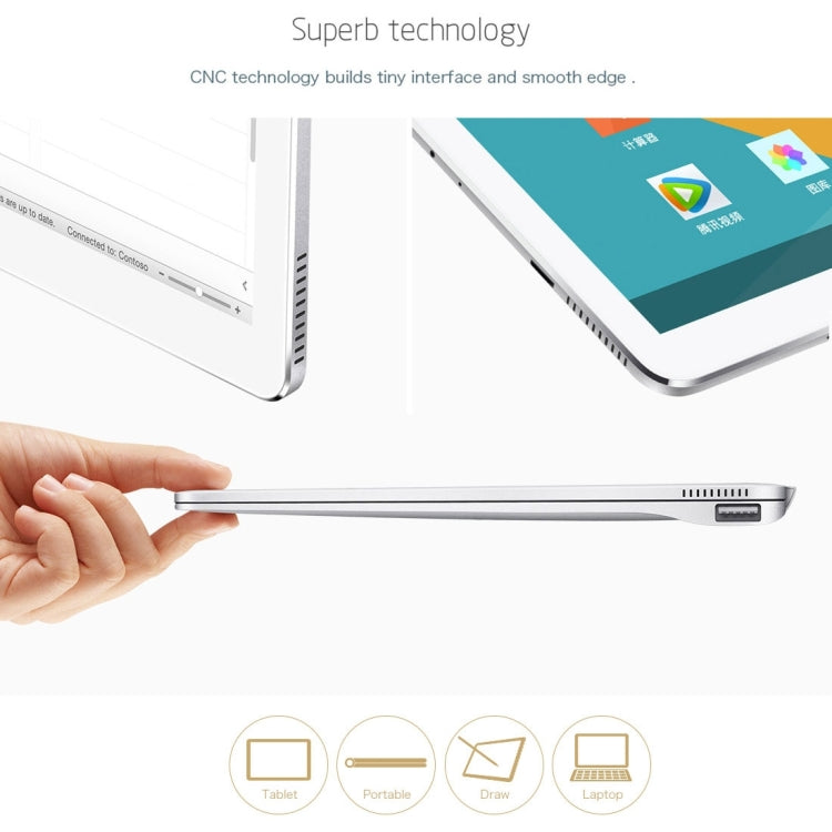 Teclast Tbook 16 Pro Dual OS Tablet, 11.6 inch, 4GB+64GB, Windows 10 Home & Android 5.1, Intel Cherry Trail Z8350 1.84GHz, Support OTG, HDMI