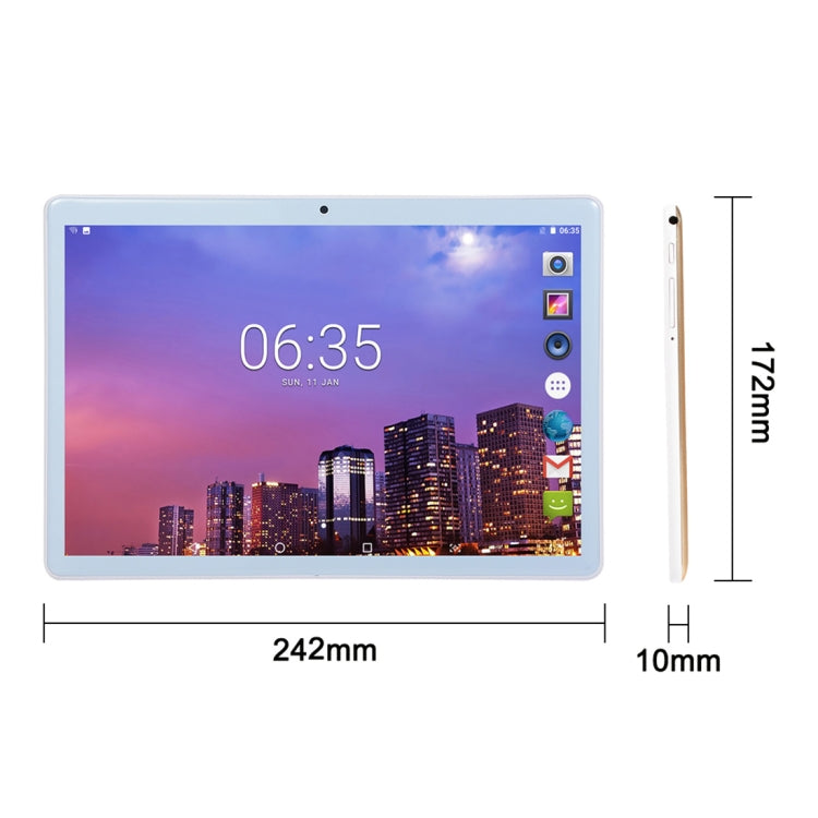 M1 3G Phone Call Tablet PC, 10.1 inch, 2GB+32GB, Android 5.1 MTK6592 Octa-core up to 1.3GHz, WiFi, Bluetooth, OTG, GPS