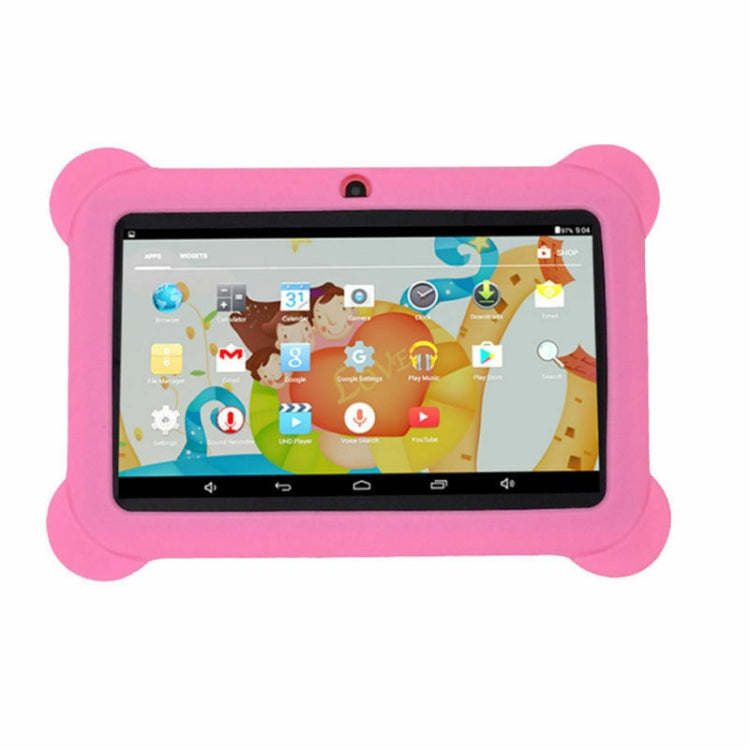 Q88 Kids Education Tablet PC, 7.0 inch, 512MB+8GB, Android 4.4 Allwinner A33 Quad Core, WiFi, Bluetooth, OTG, FM, Dual Camera, with Silicone Case