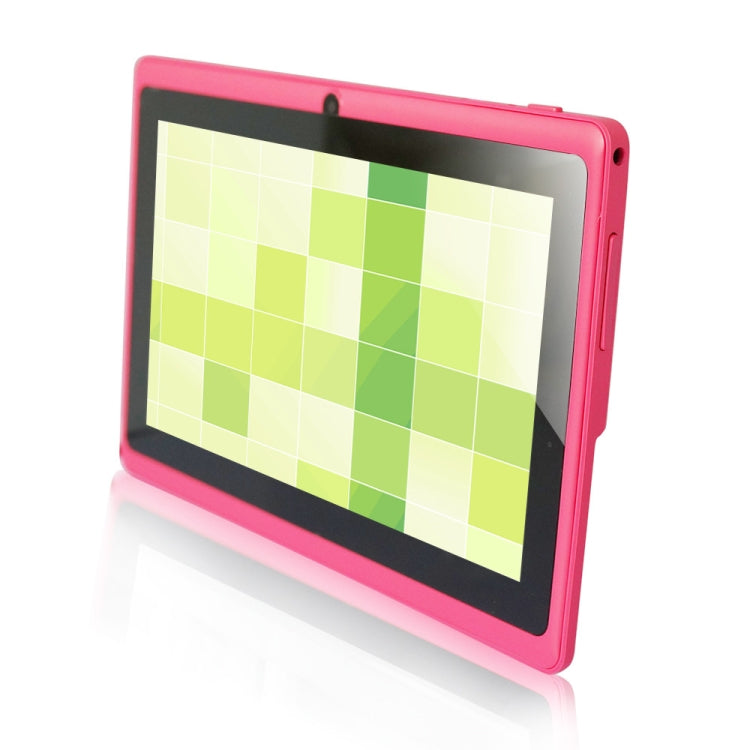 Q88 Kids Education Tablet PC, 7.0 inch, 512MB+8GB, Android 4.4 Allwinner A33 Quad Core, WiFi, Bluetooth, OTG, FM, Dual Camera, with Silicone Case