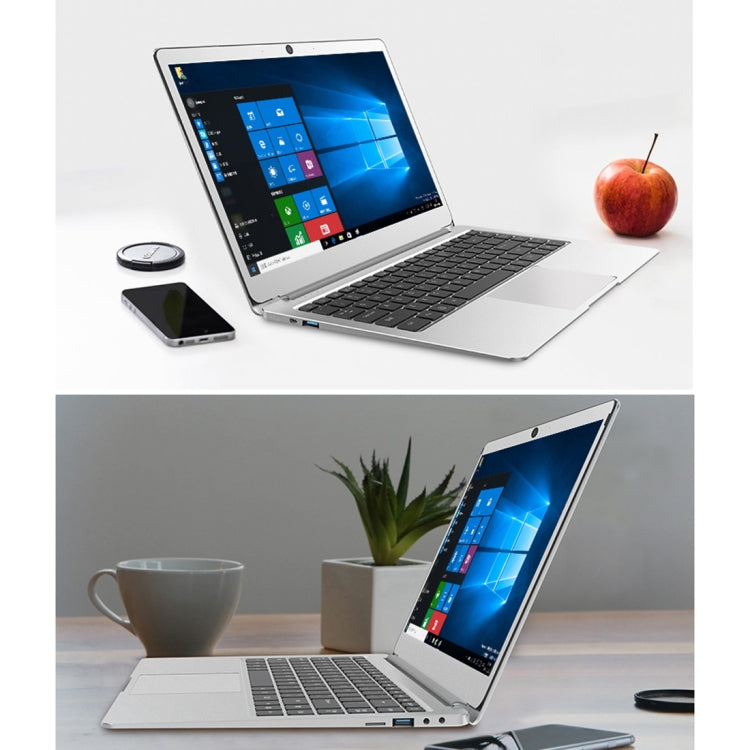 Jumper EZbook 3 Plus Laptop, 14.0 inch, 8GB+128GB, 9600mAh Battery, Windows 10 Intel Kaby Lake 7Y30 Dual Core 1.0GHz-2.6GHz, Support TF Card & WiFi & Micro HDMI & Bluetooth(Aurora Silver)