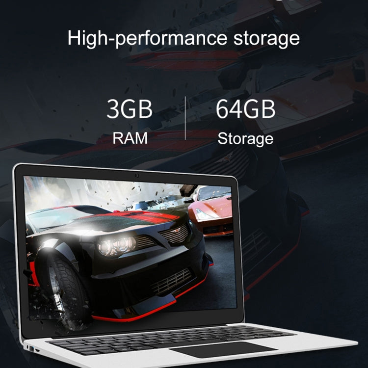 Jumper EZbook 3 Se Laptop, 13.3 inch, 3GB+64GB, 9600mAh Battery, Windows 10 Intel Apollo Lake N3350 Dual Core 1.1GHz-2.4GHz, Support TF Card & WiFi & Mini HDMI & Bluetooth(Aurora Silver)