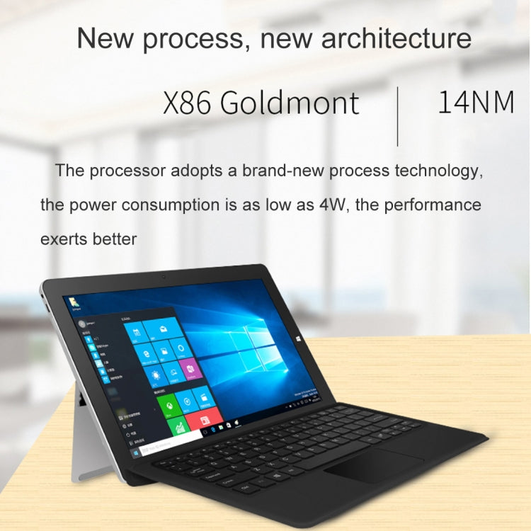Jumper EZpad 6 Plus Tablet PC, 11.6 inch, 6GB+128GB, Windows 10 Intel Apollo Lake N3450 Quad Core 1.1GHz-2.2GHz, Support Bluetooth & WiFi & Micro HDMI, Not Included Keyboard(Black+Aurora Silver)