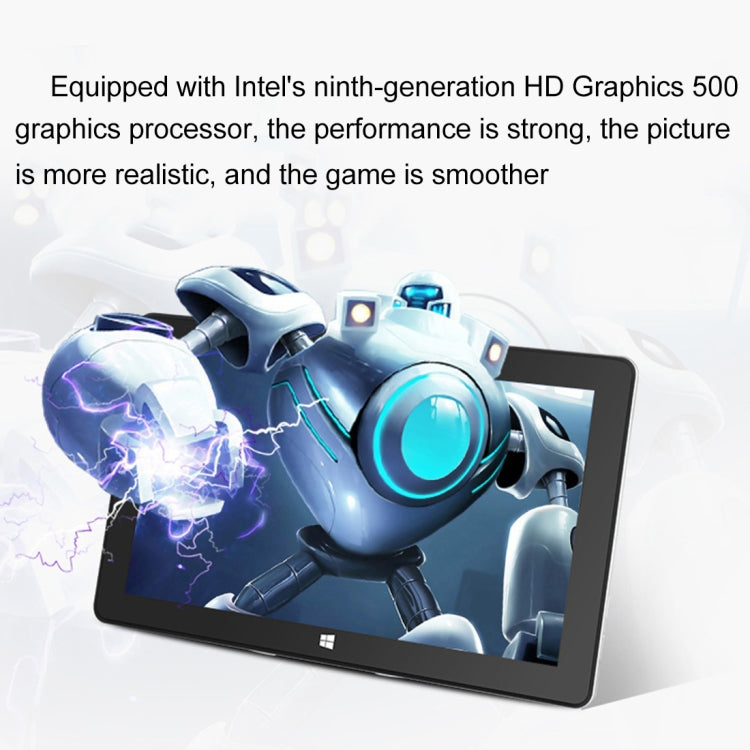 Jumper EZpad 6 Pro Tablet PC, 11.6 inch, 6GB+64GB, Windows 10 Intel Apollo Lake N3450 Quad Core or Intel Atom E3950 Quad Core 1.1GHz-2.2GHz, Support TF Card & Bluetooth & WiFi & Micro HDMI, Not Included Keyboard, Random CPU Delivery (Aurora Silver)