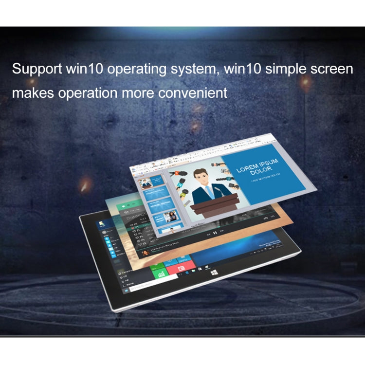 Jumper EZpad 7s Tablet PC, 10.8 inch, 4GB+64GB, Windows 10 Intel Cherry Trail X5-Z8350 Quad Core 1.44GHz-1.92GHz, Support TF Card & Bluetooth & WiFi & Mini HDMI, Not Included Keyboard(Aurora Silver)