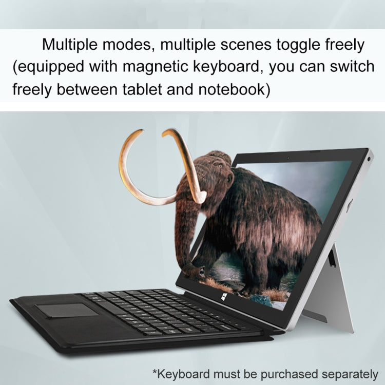 Jumper EZpad 7s Tablet PC, 10.8 inch, 4GB+64GB, Windows 10 Intel Cherry Trail X5-Z8350 Quad Core 1.44GHz-1.92GHz, Support TF Card & Bluetooth & WiFi & Mini HDMI, Not Included Keyboard(Aurora Silver)