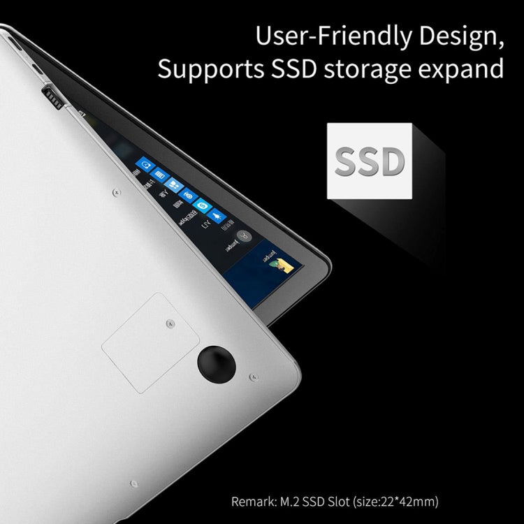 Jumper EZbook 3L Pro Laptop, 14.0 inch, 6GB+64GB, 9600mAh Battery, Windows 10 Intel Apollo Lake N3450 Quad Core 1.1GHz-2.2GHz, Support TF Card & Dual Band WiFi & HDMI(Silver)