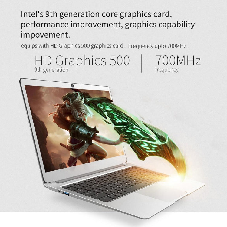 Jumper EZbook 3L Pro Laptop, 14.0 inch, 6GB+128GB, 9600mAh Battery, Windows 10 Intel Apollo Lake N3450 Quad Core 1.1GHz-2.2GHz, Support TF Card & Dual Band WiFi & HDMI(Silver)