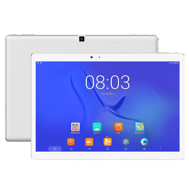 Teclast T10 Tablet, 4GB+64GB, Fingerprint Identification, 8100mAh Battery, 10.1 inch Android 7.0 MTK8176 Hexa Core 1.7GHz, Support OTG & GPS & Bluetooth & Dual Band WiFi, US Plug(Silver)